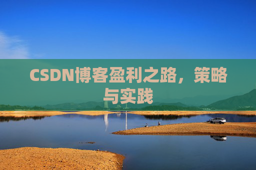 CSDN博客盈利之路，策略与实践