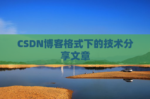 CSDN博客格式下的技术分享文章